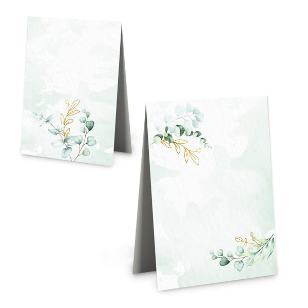 25 Platzkarten zum Beschriften Tischordnung Hochzeit beige rot floral 8,5 x 5,5 cm
