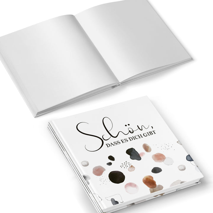 Kleines Buch "Schön, dass es dich gibt" 15 x15cm Geschenkbuch - Foto 1