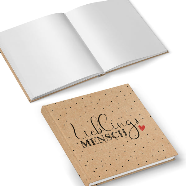 Kleines Gästebuch Guestbook international 18 x 18 cm floral