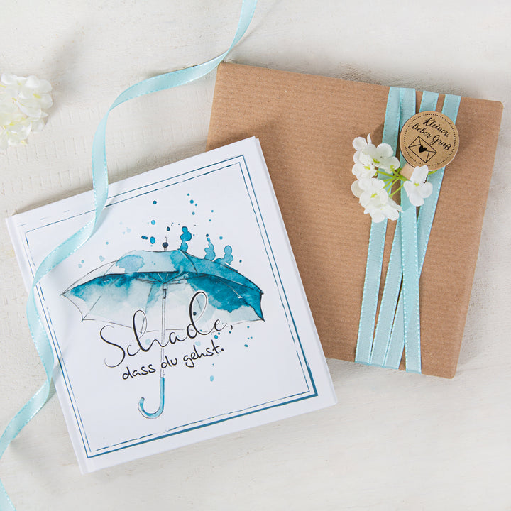 Abschiedsgeschenk für Kollegen Abschiedsbuch Jobwechsel 15 x 15 cm - Foto 2