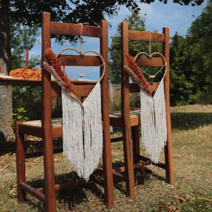 großes Herz Dekokranz 38 cm Türkranz Metall Jute - Foto 4