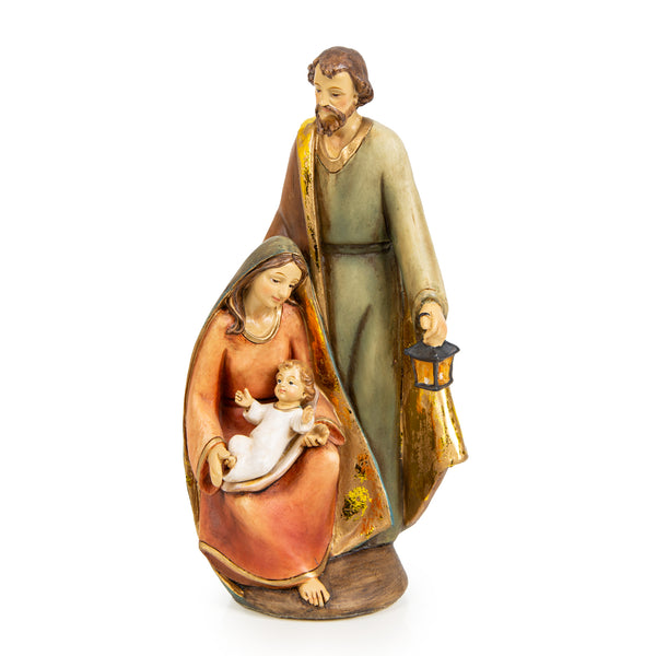 Kleine Krippe zum Hinstellen - Weihnachtskrippe Heilige Familie 10 cm
