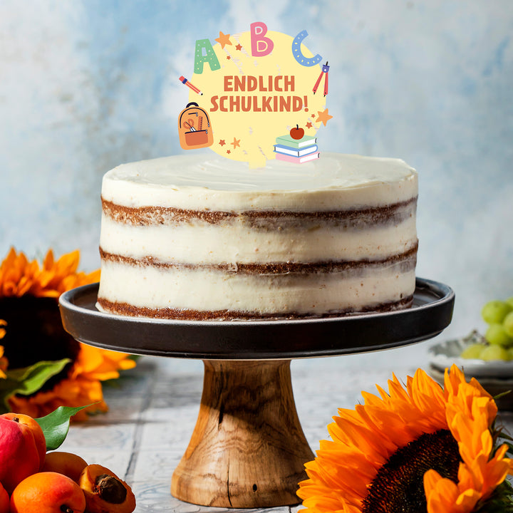 Caketopper für Kommunion Tortenstecker Kuchenstecker Eukalyptus für Junge &amp; Mädchen