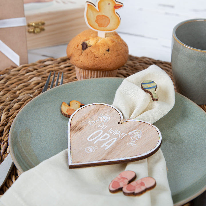 12 Babyparty Cupcake Topper Muffinstecker Kuchen Deko - Foto 2