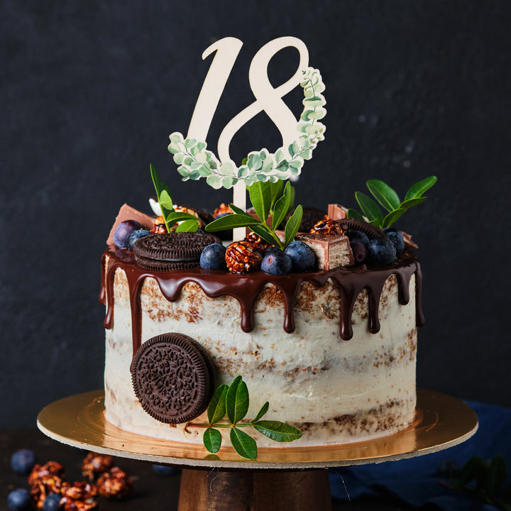 18. Geburtstag Cake Topper Tortendeko Junge & Mädchen 18 cm - Foto 4