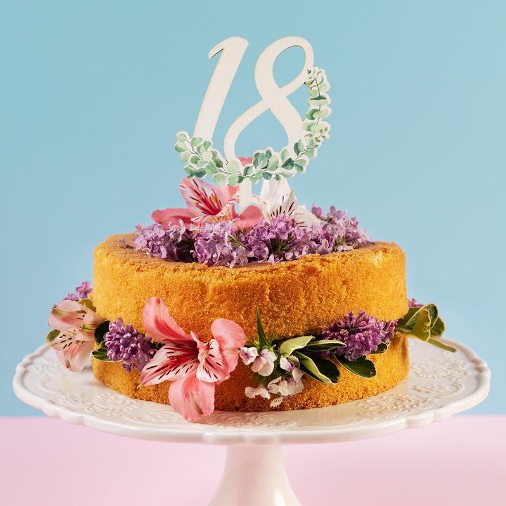 18. Geburtstag Cake Topper Tortendeko Junge & Mädchen 18 cm - Foto 5