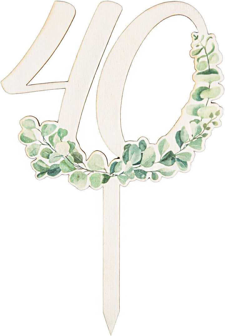 60. Geburtstag Cake Topper - Jubiläum Tortendeko 18 cm