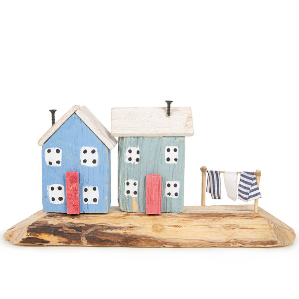 Strandhäuser am Meer Maritime Dekoration 30 x 14 cm Bootshaus - Foto 1