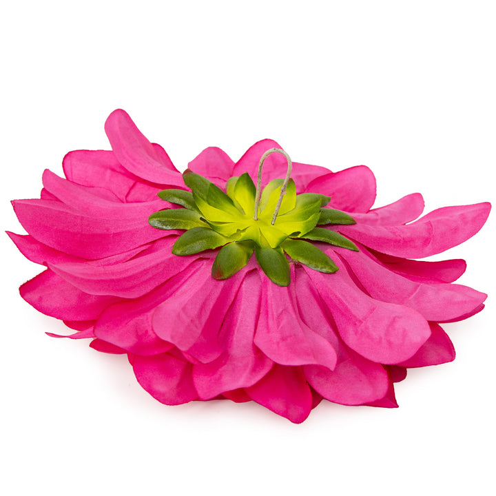 große Dahlie Blume als Wanddekoration Fuchsia pink Wand Deko zum Aufhängen Kunstblume 35 cm - Foto 2