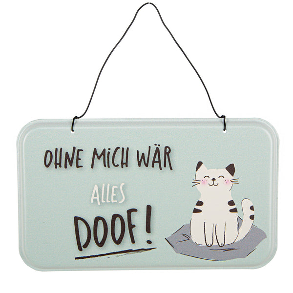 3 große Flache Metallherzen Frühling Sommer Dekoration zum Aufhängen 15 cm