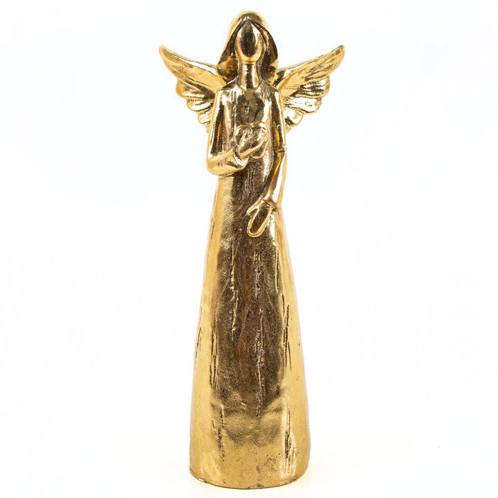 Große Engel Figur 24 cm Gold glänzend Weihnachtsengel Deko - Foto 1