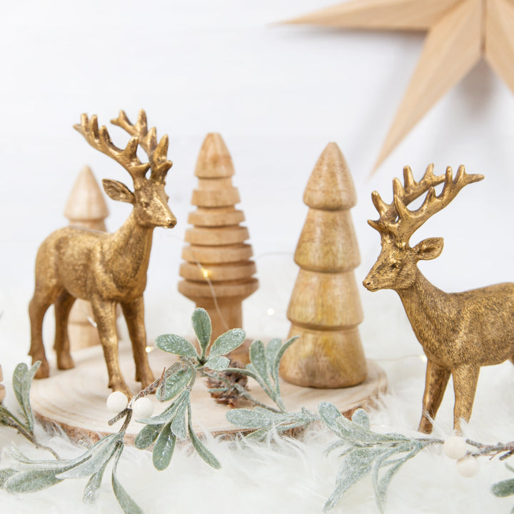 Großer Papierstern Natur 39cm XXL Holz-Optik Weihnachten Deko