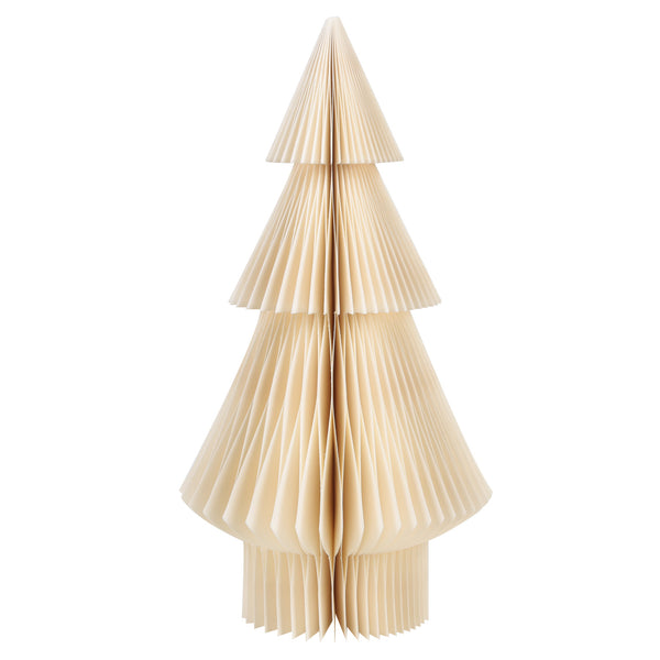 Klappbare Weihnachtsdeko Häuserzeile aus Holz für Teelichter 57 x 20 cm