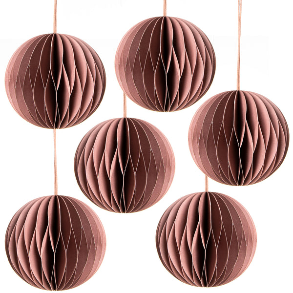 4 Holzkugeln Natur braun - Herbst Weihnachten Dekoration  Ø 10 cm