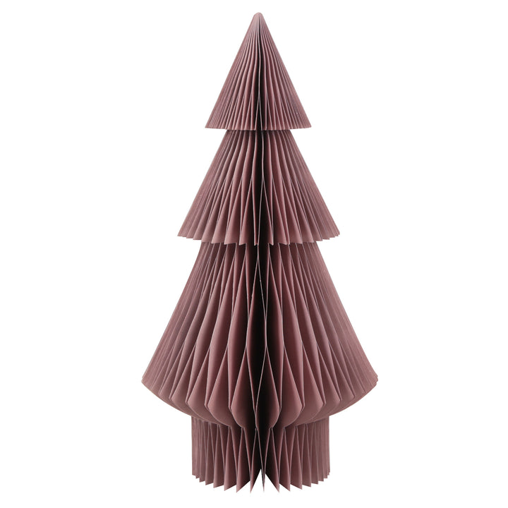Weihnachtsbaum rosa Papier - Honeycomb Tannenbaum 30 x 15 cm - Foto 1