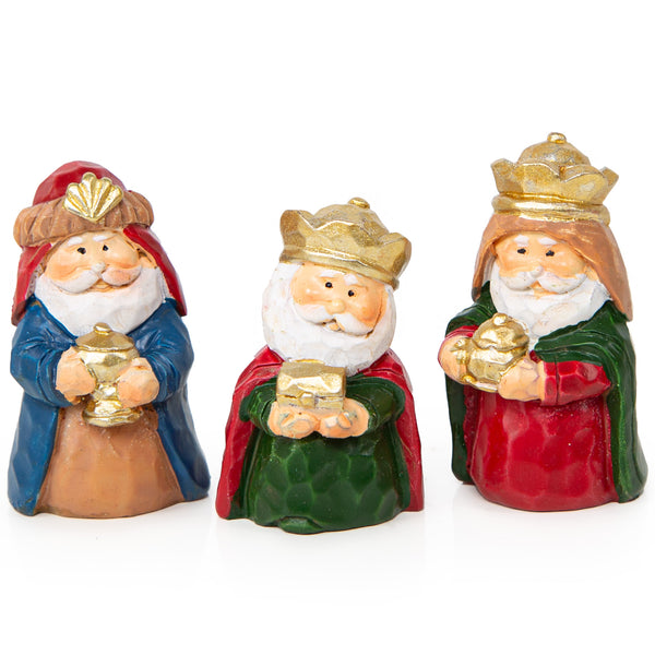 Holzengel Figur Natur braun mit Herz-Anhänger - Weihnachtsengel 17,5 cm
