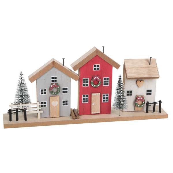 Herbstliches Deko-Set mit goldenen Pilzen und Eicheln 45 x 18 x 23 cm