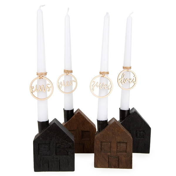 2 kleine Tannenbäume Weihnachtsdekoration Geschenk Set 8,5-12,5 cm gold