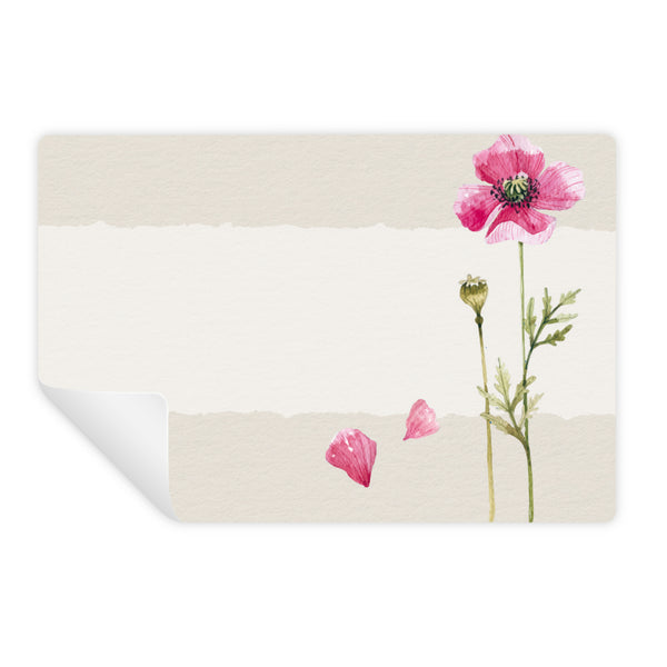 25 Weinachtsaufkleber mit Tiermotiv - zum Beschriften 7,4 x 5,2 cm