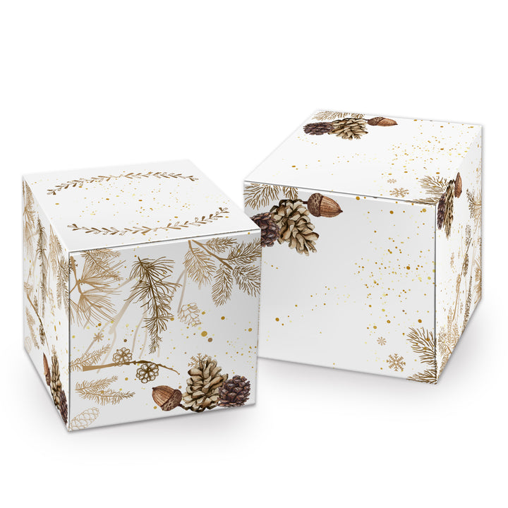 25 Tischkarten Eukalyptus grün gold foliert Platzkarten Hochzeit