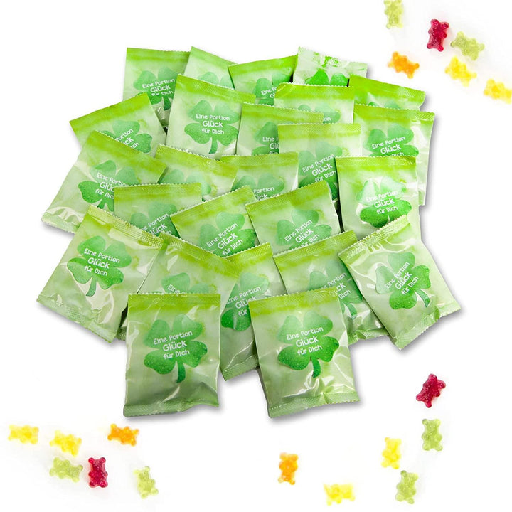 25 kleine Fruchtgummi Päckchen Eine Portion Glück für dich - Foto 1