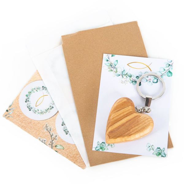 5 Schutzengel + Eukalyptus Karte Gastgeschenke Give-Away