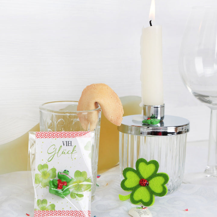 10 kleine Frösche mit Herz + Karte "Viel Glück" Give-Away - Foto 7