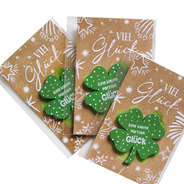 10 kleine Gastgeschenke für Silvester, Hochzeit &amp; Weihnachten 8,5 x 5,5 cm