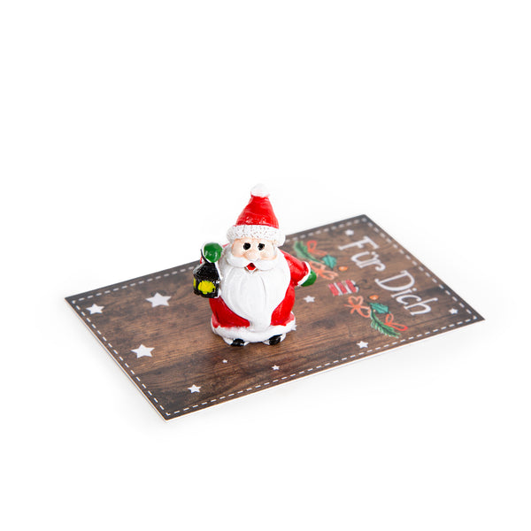10 kleine Geschenke Weihnachten mit Mini Weihnachtsmann - Kundengeschenk Mitarbeitergeschenk Weihnachtsfeier Give-Away - Foto 1