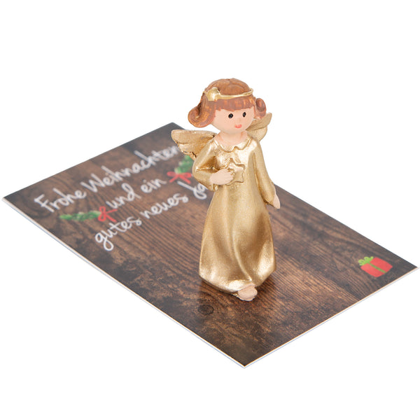 Logbuch-Verlag 10 kleine Geschenktaschen zum Befüllen Weihnachten Hochzeit Kunden Geschenke verpacken beige 10 x 10 cm