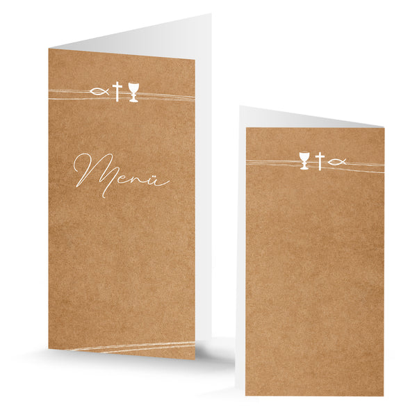 25 Blatt Briefpapier braun beige floral rustikal DIN A4