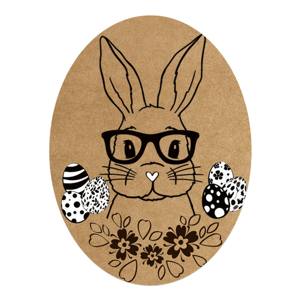 200 Sticker auf Rolle Etiketten weiß schwarz gold 6x4,5cm
