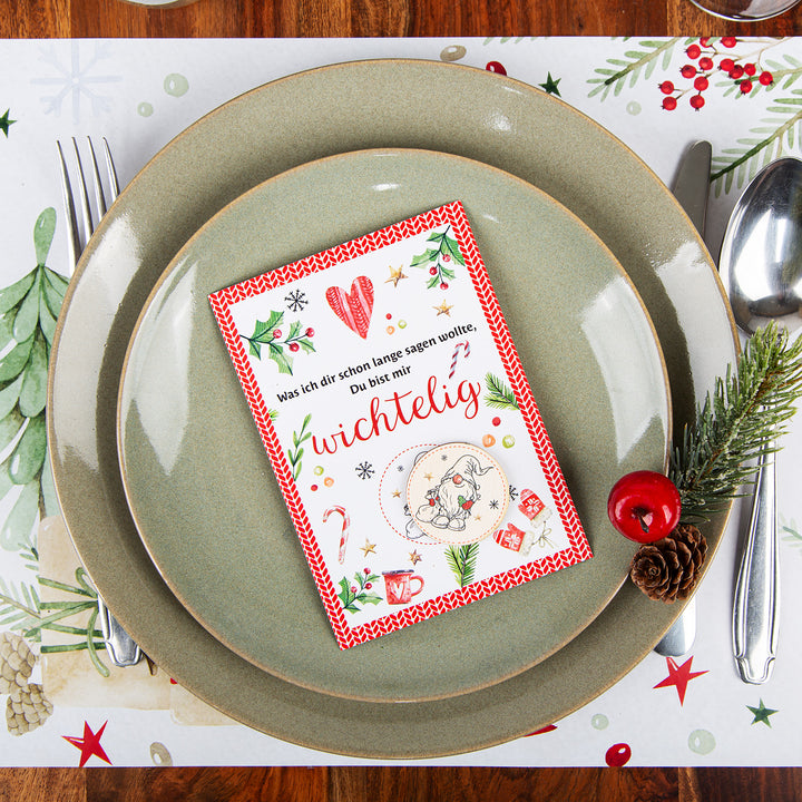 50 weihnachtliche Tischsets Platzsets aus Papier 42 x 30 cm - Foto 3